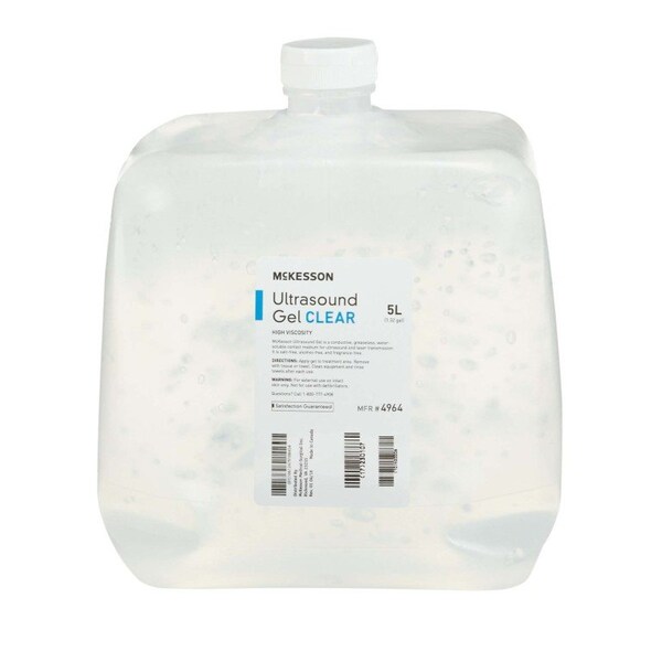 Mckesson Ultrasound Gel, Clear, 5 Liters, Cubitainer, 4PK 4964 - main